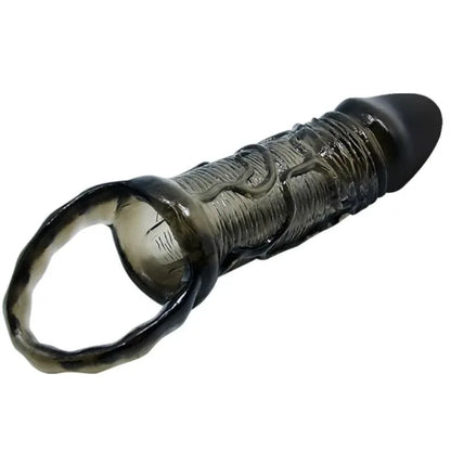 Baile – Housse Dextension de Pénis avec Sangle pour Testicules Noir 13.5 cm