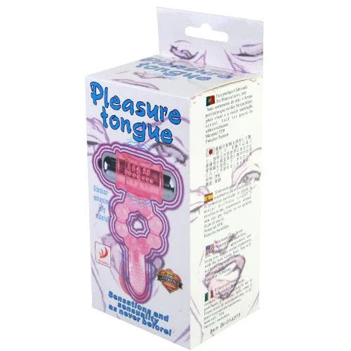 Baile – Anneau Silicone 10 Rythmes de Langue avec Vibration Rose