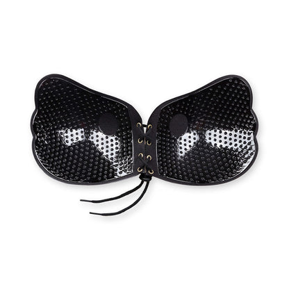 BYE-BRA - REFUERZO PUSH-UP CON ENCAJE COPA B NEGRO
