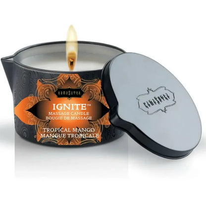 Kamasutra Bougie de Massage Manche Tropical 170 Gr