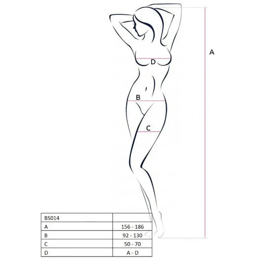 Passion – Femme Bs014 Bodystocking Blanc taille Unique