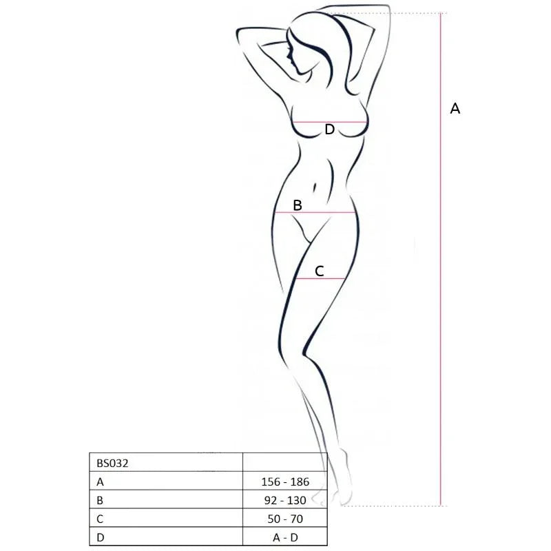Passion – Femme Bs032 Bodystocking Rouge taille Unique