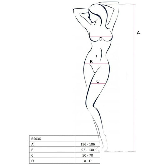 Passion – Femme Bs036 Bodystocking Rouge taille Unique