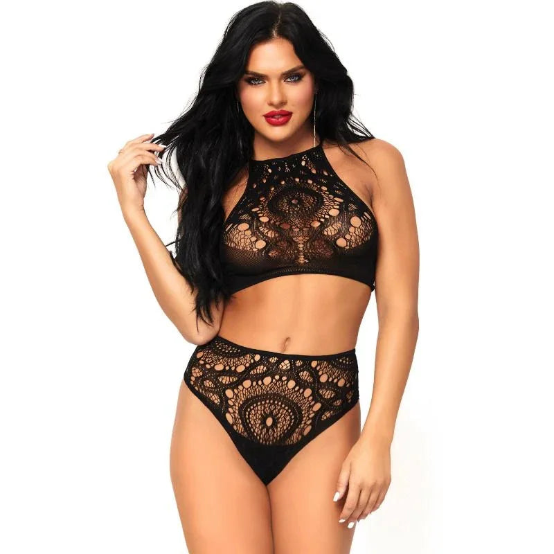 Leg Avenue – Ensemble 2 Pièces Haut et Culotte S / M