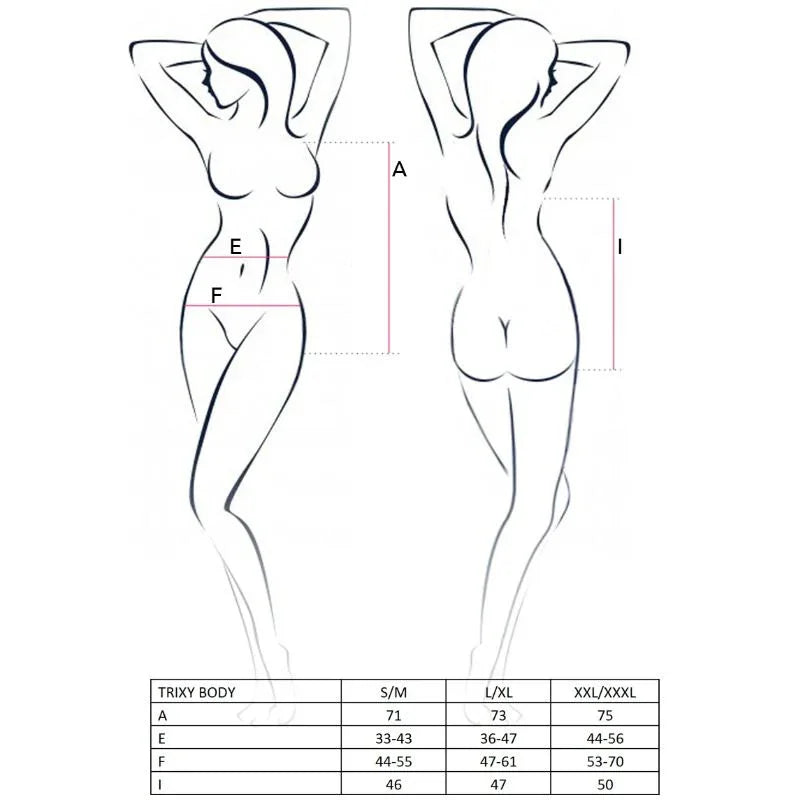 Passion – Femme Trixy Teddy Noir taille l / XL