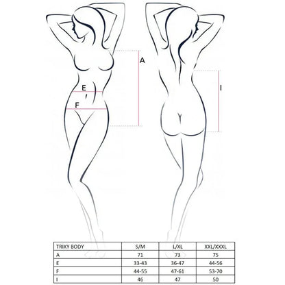 Passion – Femme Trixy Teddy Noir taille l / XL