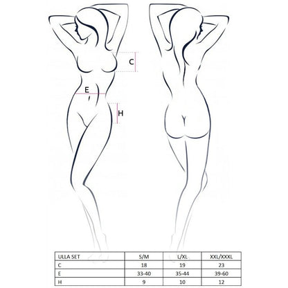 PASIÓN - CONJUNTO ULLA MUJER TALLA L/XL