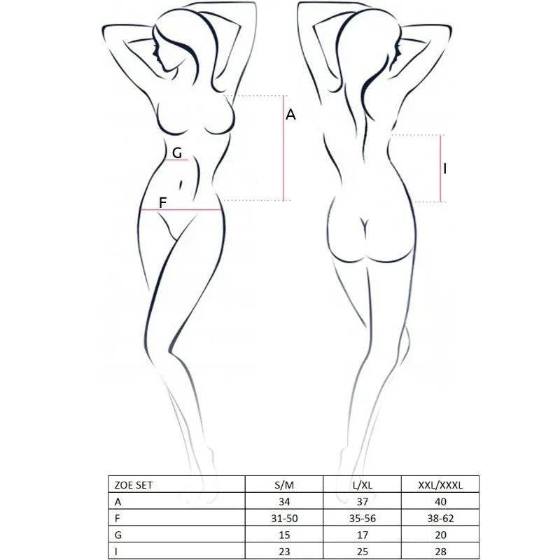 Passion – Ensemble Zoe Femme taille l / XL