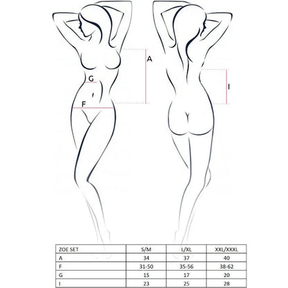 Passion – Ensemble Zoe Femme taille l / XL