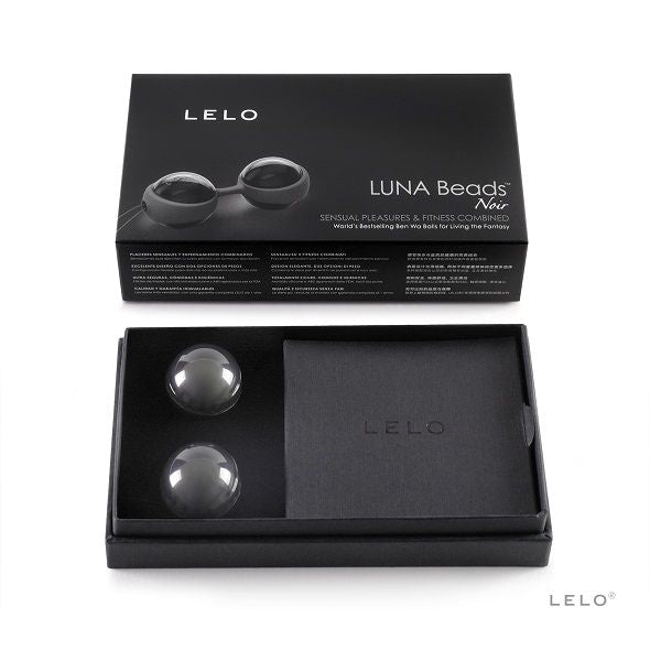 LELO - LUNA BEADS BOLAS ESTÉTICAS NEGRAS