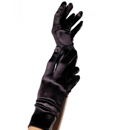Leg Avenue – Gants Satin Noir