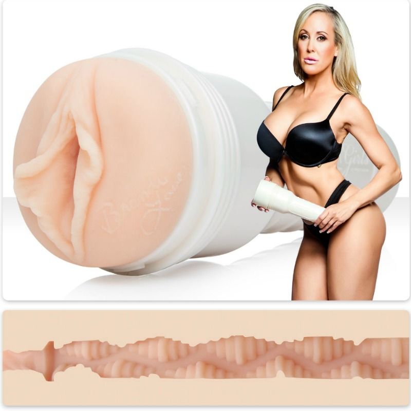Vue rapprochée de la texture interne du Fleshlight Brandi Love