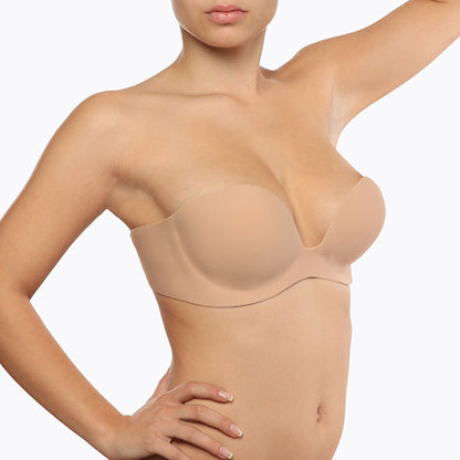 BYE-BRA - SUJETADOR GALA BEIGE COPA D