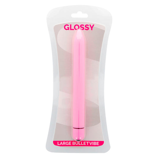 GLOSSY SLIM - VIBRATOR ROSE