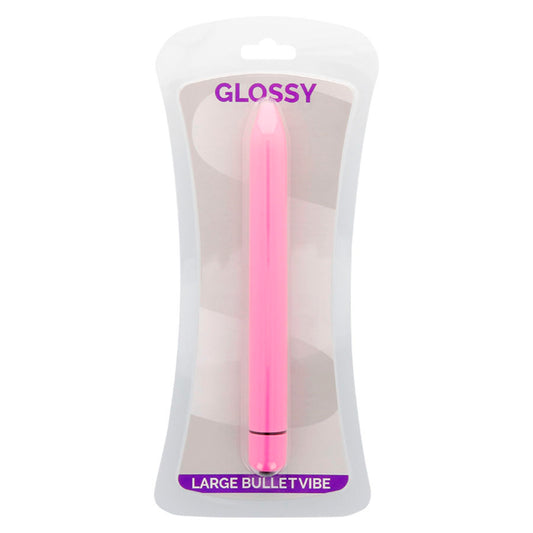 GLOSSY - VIBRADOR DELGADO ROSA INTENSO