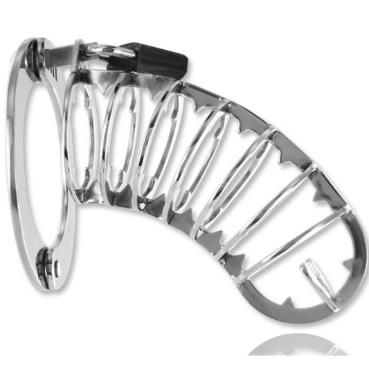 HARD METAL - PENIS CAGE WITH SECURITY LOCK 14 CM