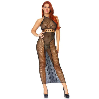 Leg Avenue – Robe sans Dos Double Filet Lisse