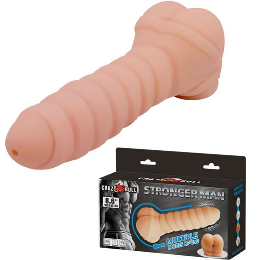 CRAZY BULL - MULTIFONCTIONNEL PÉNIS 21.8 CM