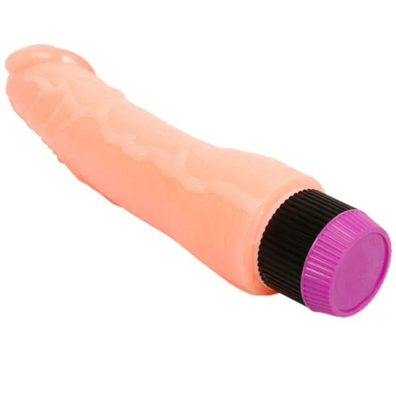 Baile Vibrateur Naturel Flexible Réaliste 24 cm