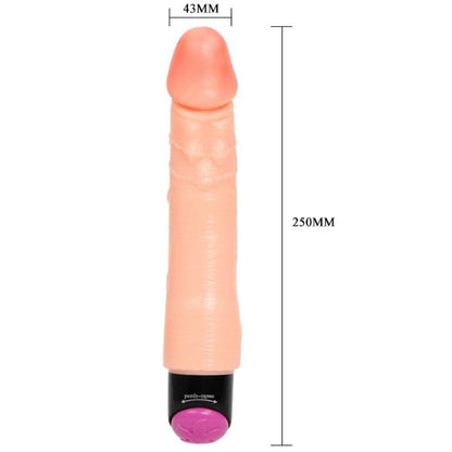 BAILE - VIBRADOR REALISTA FLEXIBLE DE 25 CM