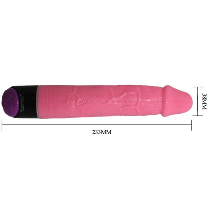 BAILE - VIBRATEUR RÉALISTE SEXE COLORÉ ROSE 23 CM