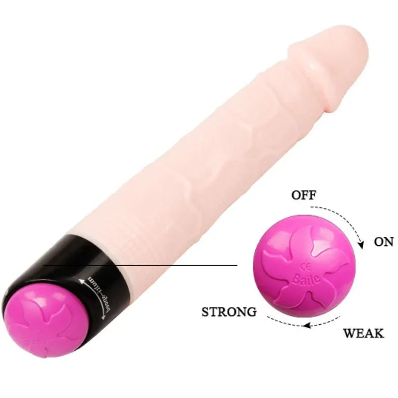 Baile – Vibration et Rotation Sexuelles Colorées 24 cm