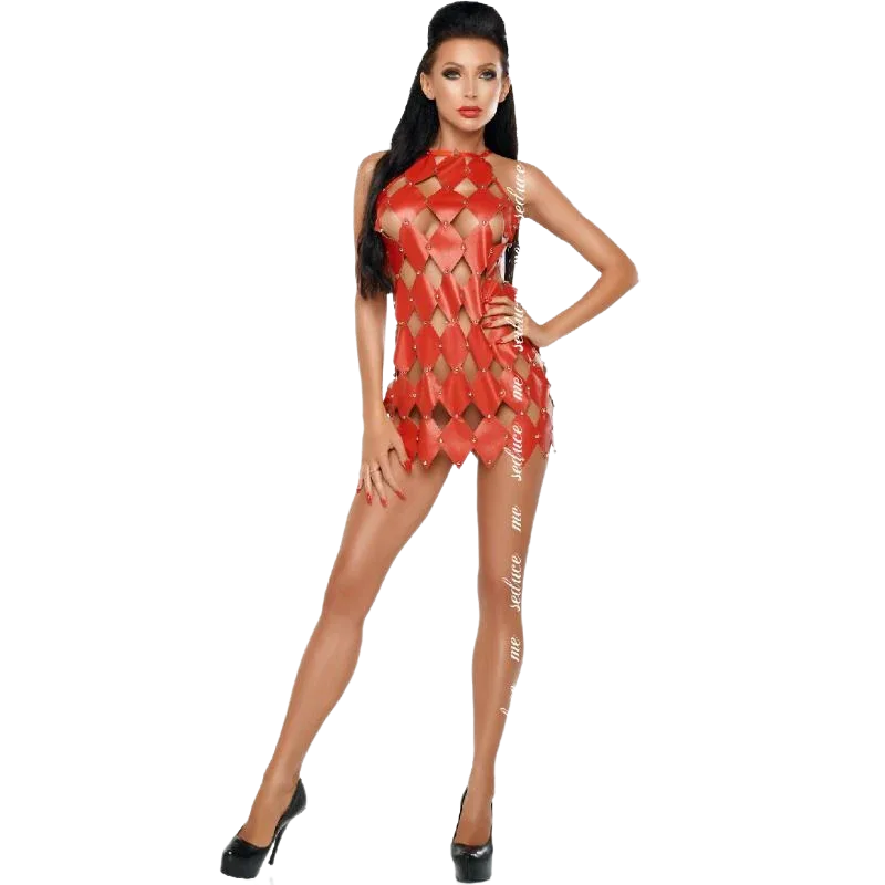 Me Seduce – Gwen Robe Dos Nu Rouge l / XL