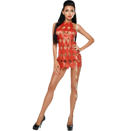 Me Seduce – Gwen Robe Dos Nu Rouge l / XL