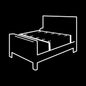 FETISH SUBMISSIVE - JUEGO DE CAMA DE LUJO CON FORRO DE NOPRENE