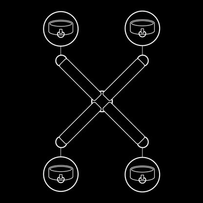 FETISH SUBMISSIVE - UNION DE MENOTTES EN CUIR VÉGAN