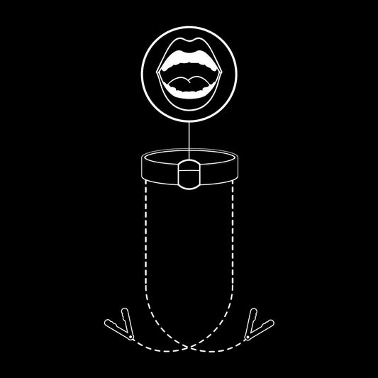 FETISH SUBMISSIVE - ANNEAU BILLON AVEC PINCES  TÉLÉMON