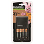 DURACELL - CARGADOR DE 45 MINUTOS + 2 pilas AA de 1700 mAh + 2 pilas AAA de 750 mAh