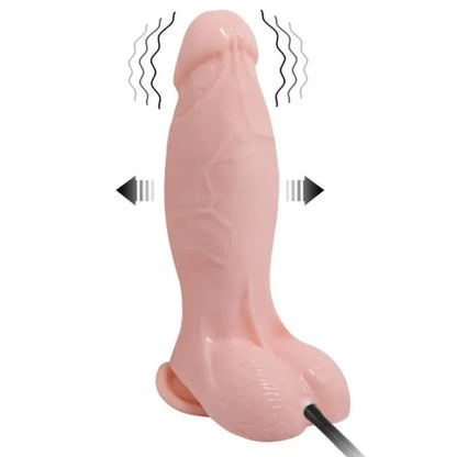 Baile – Gode Vibrant et Gonflable Réaliste 18.8 cm