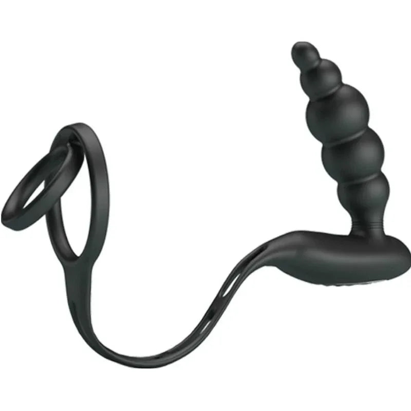 Pretty Love – Anneaux Pénis avec Plug Vibrateur