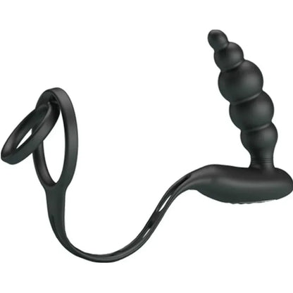 Pretty Love – Anneaux Pénis avec Plug Vibrateur
