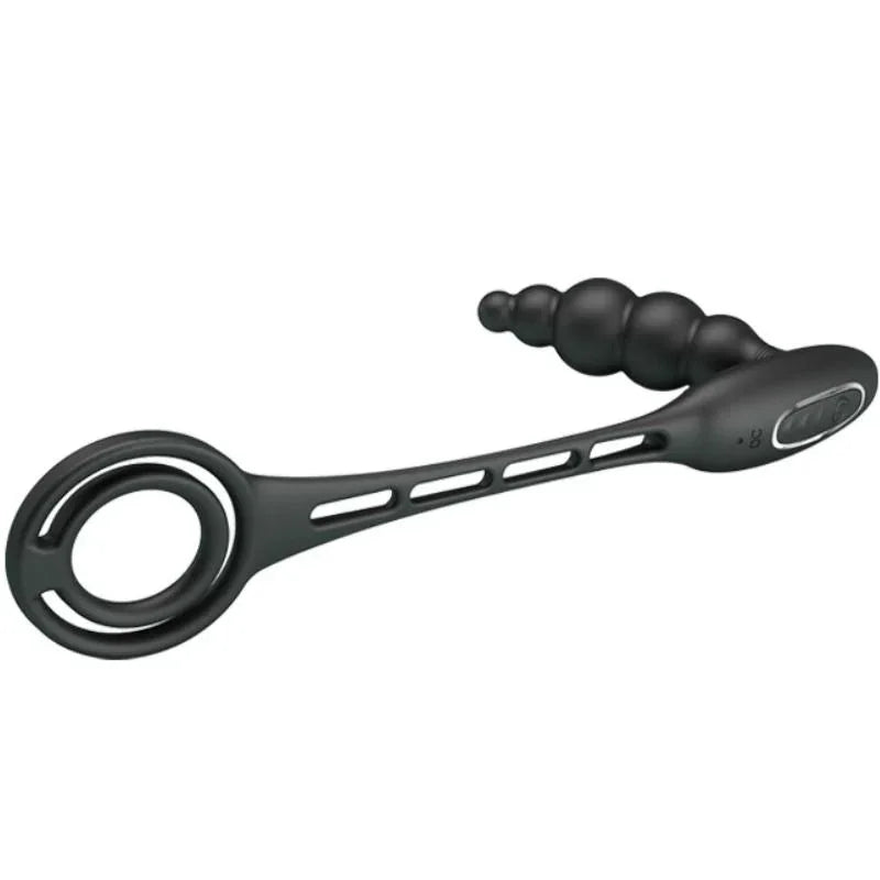 Pretty Love – Anneaux Pénis avec Plug Vibrateur