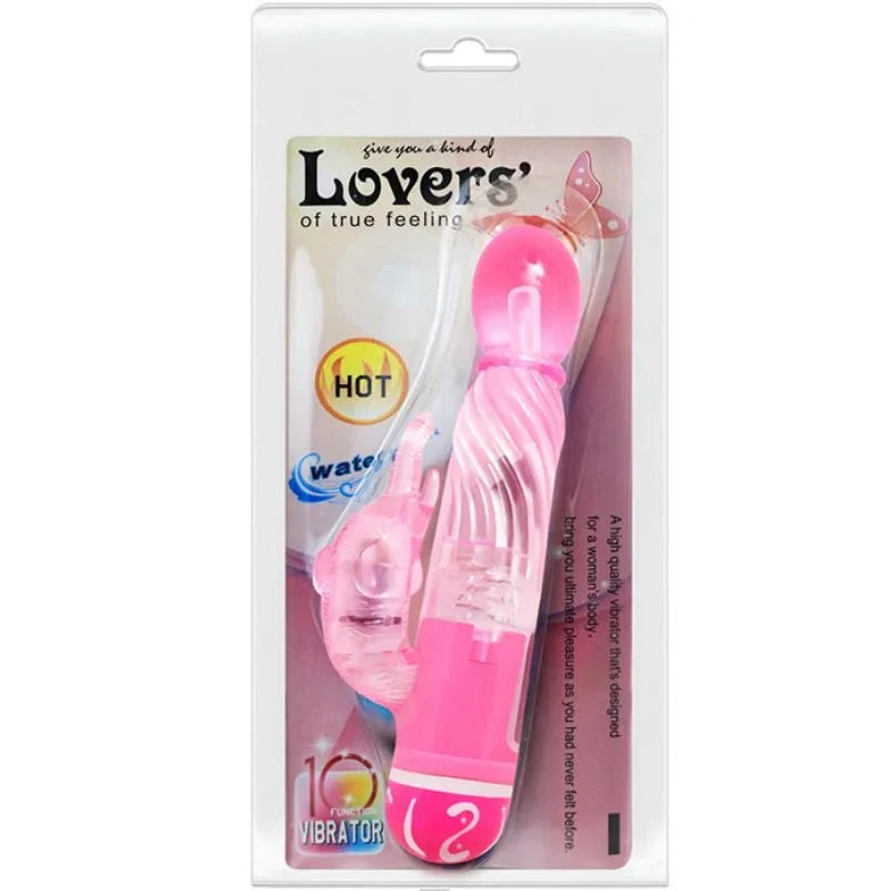 Baile – Vibrateur Multivitesses avec Stimulateur Rose