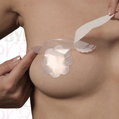 BYE-BRA - REFUERZO DE PECHO + CUBREPECHOS DE SEDA F/M