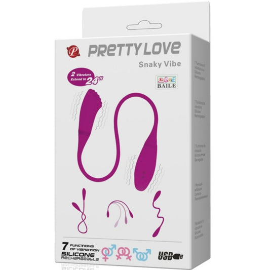PRETTY LOVE - VIBRADOR INTELIGENTE SNAKY VIBE DE 2 MOTORES