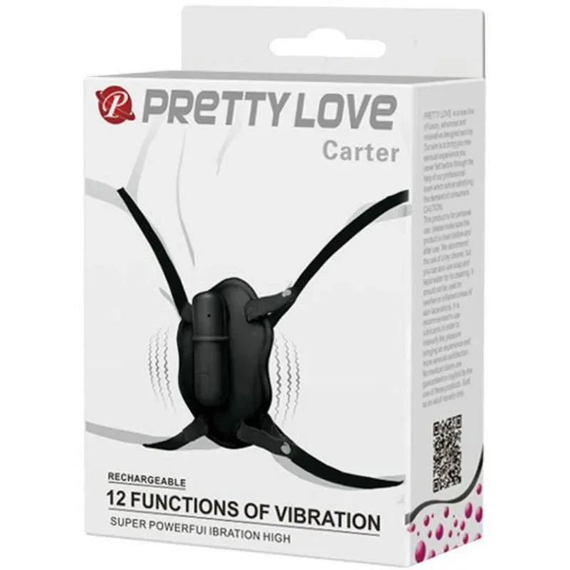 Pretty Love – Strap On avec Balle Vibrante Carter