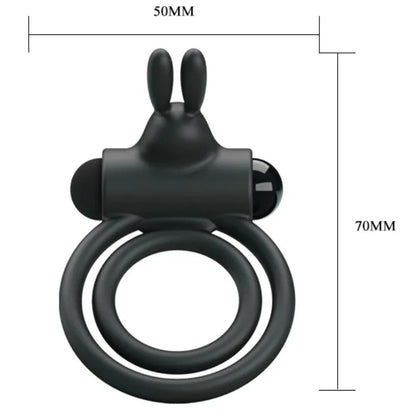 Pretty Love – Anneau Vibrateur en Silicone Osmond