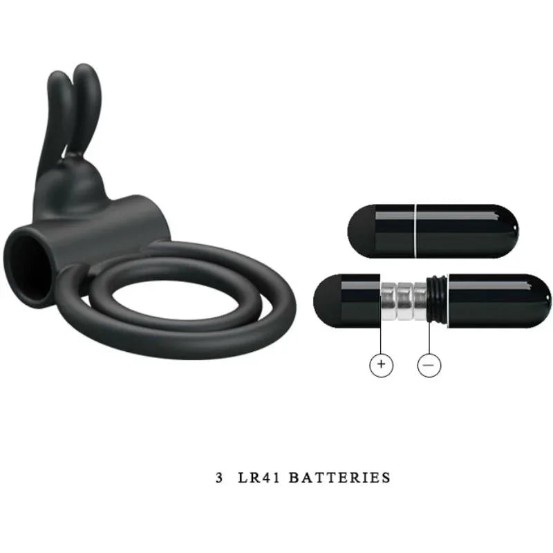 Pretty Love – Anneau Vibrateur en Silicone Osmond