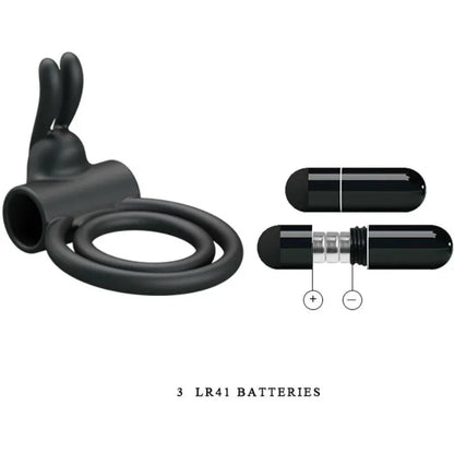 Pretty Love – Anneau Vibrateur en Silicone Osmond