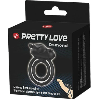 Pretty Love – Anneau Vibrateur en Silicone Osmond