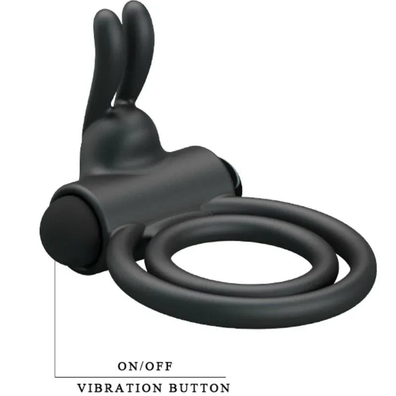 Pretty Love – Anneau Vibrateur en Silicone Osmond