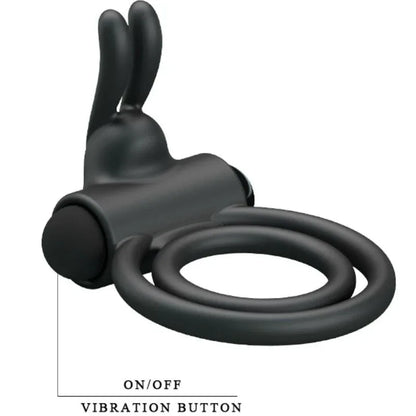 Pretty Love – Anneau Vibrateur en Silicone Osmond