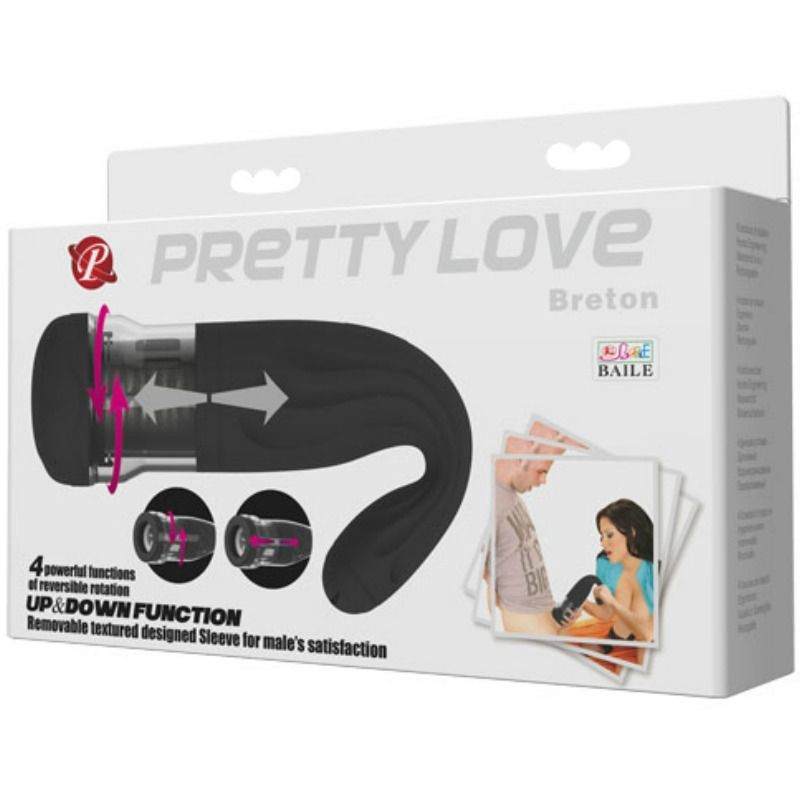 PRETTY LOVE - MASTURBADOR MASCULINO MULTIFUNCIÓN BRETON