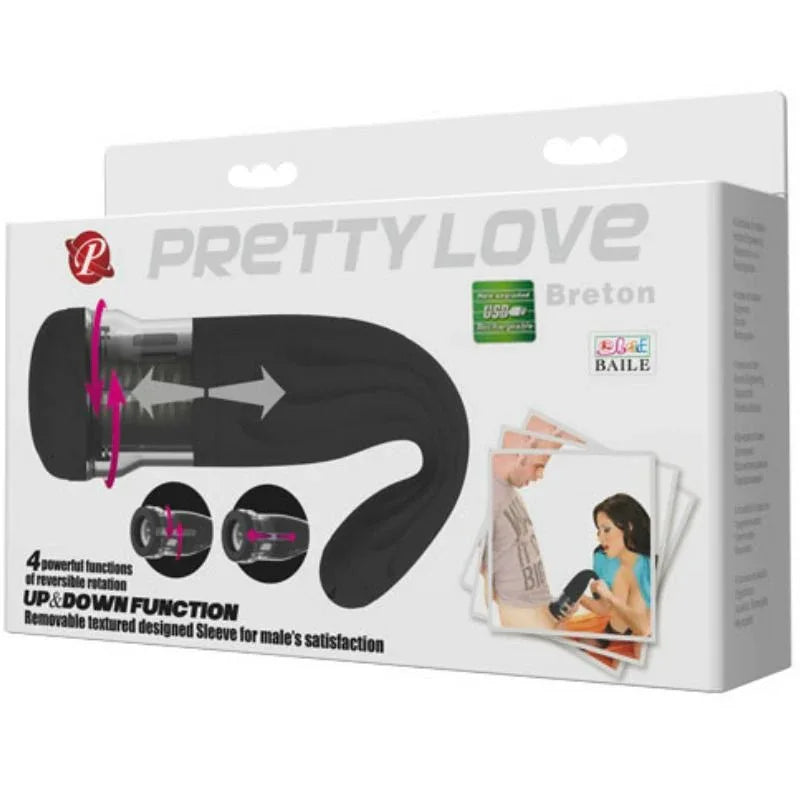 Pretty Love – Masturbateur Rechargeable Multifonction Breton
