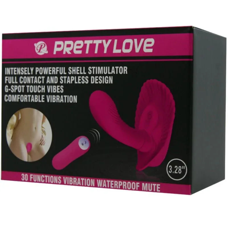 Pretty Love – Coquille Stimulante Télécommande – Stimulation Immédiate & Plaisir Extrême