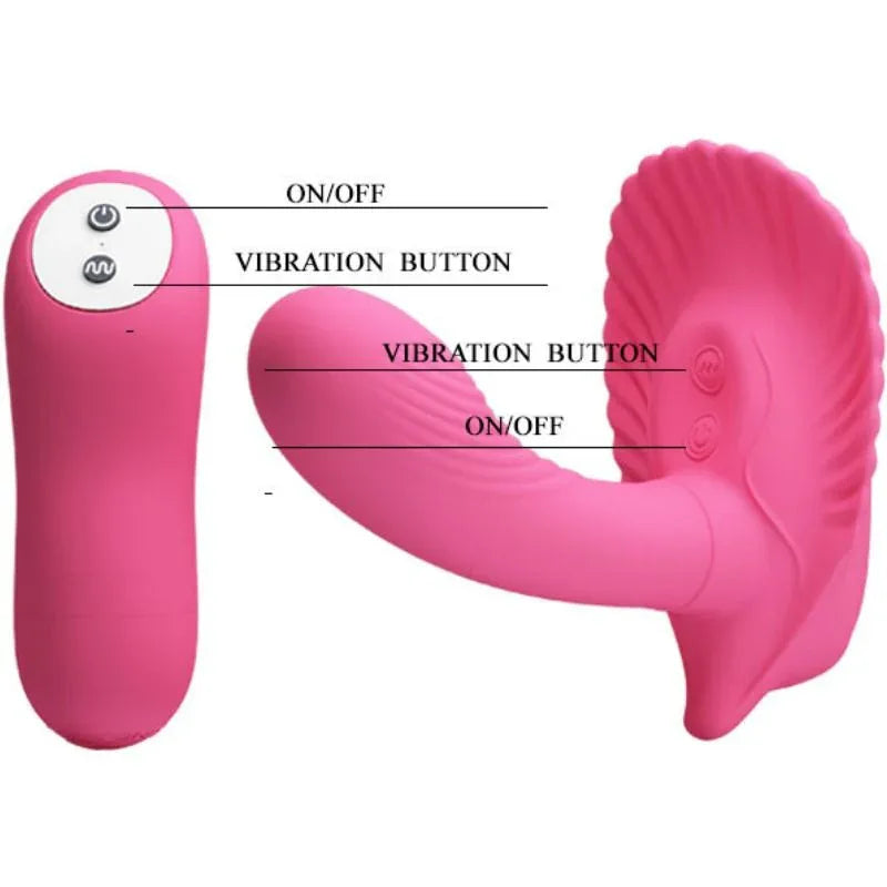 Pretty Love – Coquille Stimulante Télécommande – Stimulation Immédiate & Plaisir Extrême